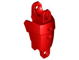 Large Figure Arm / Leg Section with 2 Ball Joint Sockets: {ярко червен}