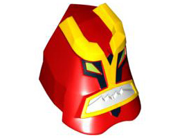 Large Figure Head Modified Ben 10 Jet Ray with Yellow Brow Pattern: {ярко червен}