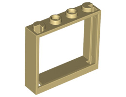 Рамка 1X4X3: {тухлено жълт}