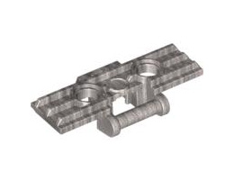 Technic, Link Tread Wide with Two Pin Holes: {металическо сребрист}