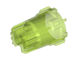Hero Factory Container Bucket: {прозрачно ярко зелен}