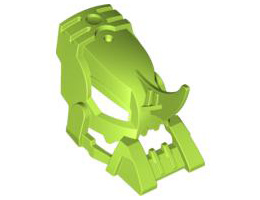 Hero Factory Mask (Corroder): {ярко жълто-зелен}