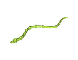 Bionicle Weapon Barraki Kalmah Tentacle / Seaweed (Rubber): {ярко жълто-зелен}