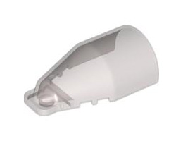Windscreen 7 x 4 x 2 Round Extended Front Edge: {прозрачно кафяв}