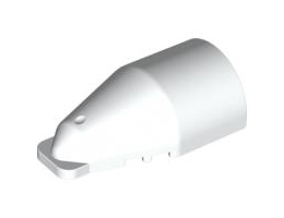 Windscreen 7 x 4 x 2 Round Extended Front Edge: {бял}