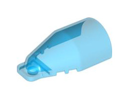 Windscreen 7 x 4 x 2 Round Extended Front Edge: {прозрачно син}
