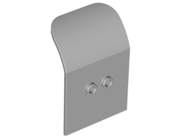 Door 2 x 4 x 6 Curved Aircraft : {умерено каменно сив}