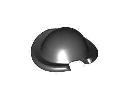 Pig Bowler Hat: {черен}