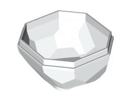 Скала 4X4X1 2/3 долна част: {бял}