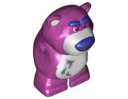 Bear 'Lotso' Body with Dirt Pattern: {ярко червеникаво-виолетов}