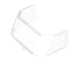 Glass for Windscreen 4 x 6 x 4 Cab with Hinge (45406): {прозрачен}