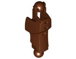 Large Figure Arm / Leg Section with 2 Ball Joints (Ben 10) : {червеникаво-кафяв}