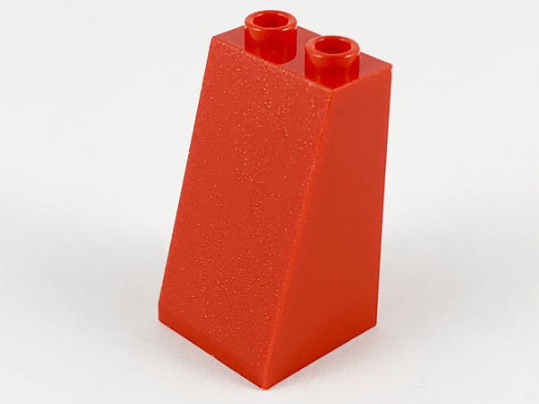 Slope 75 2 x 2 x 3 - Hollow Studs : {ярко червен}