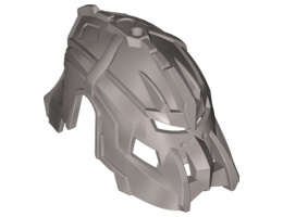 Hero Factory Mask, Dual Sided (Drilldozer / Fire Lord): {сребърно метален}