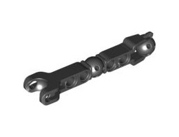 Hero Factory Arm / Leg with Ball Joint and Ball Socket and 4 Pin Holes: {черен}