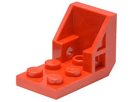 Седалка 2X3x2: {ярко червен}