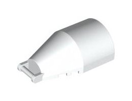 Windscreen 7 x 4 x 2 Round with Bar Handle: {бял}