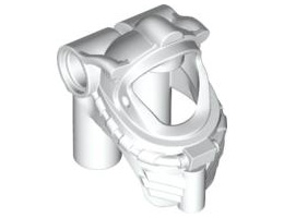 Minifigure, Headgear Helmet Underwater / Space: {бял}