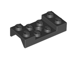 Калник 2X4 с дупка O4.9: {черен}