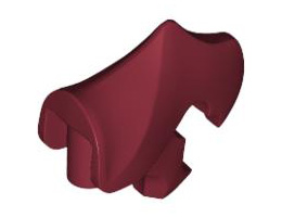 Hand Lobster Claw, Angular (fits Minifigure Hand): {нов тъмно червен}