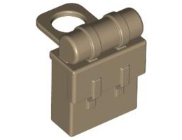Мини фигурка, раница, която не се отваря: {пясъчно жълт}