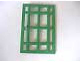 Door 1 x 6 x 7 Barred: {тъмно зелен}