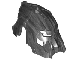 Hero Factory Mask, Dual Sided (Drilldozer / Fire Lord): {титаниево метален}