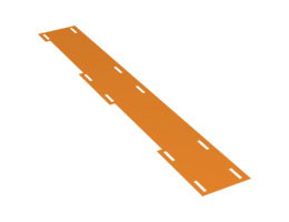 Cloth Rectangle 4 1/2 x 31 with 10 Rectangular Holes: {ярко оранжев}