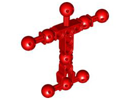 Hero Factory Torso, Medium with Ball Joints: {ярко червен}
