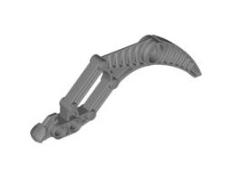 Bionicle Visorak Fang with 2 Pin Holes (Suukorak) : {сребрист}