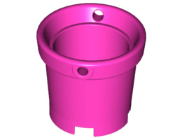 Belville Utensil Bucket Round: {ярко пурпурен}
