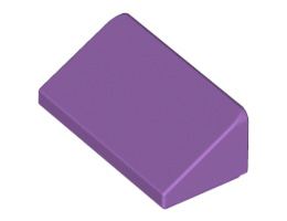 Покривна плочка 1X2x2/3: {умерено лавандулов}