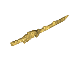 Minifigure, Weapon Sword, Katana (Dragon Guard) : {топло златист}