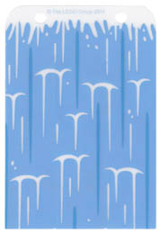 Plastic Rectangle 8 x 11 1/2 with Waterfall Pattern: {неопределен}