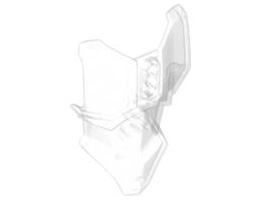 Черупка T 5X8X3 ябълковидно съединение Ø10.2: {прозрачно флуорисциращо червеникаво оранжев}