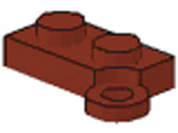 Hinge Plate 1 x 4 Swivel Base : {червеникаво-кафяв}