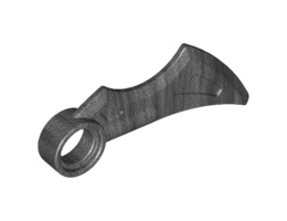 Wing 1 x 4 with Pin Hole: {титаниево метален}