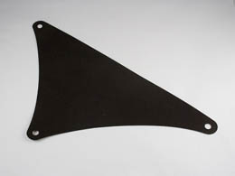 Cloth Sail Triangular 17 x 20: {черен}