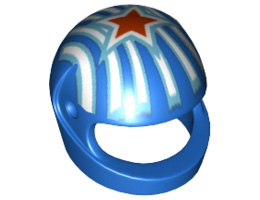 Мини каска No. 10: {ярко син}