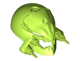 Hero Factory Mask (Toxic Reapa): {ярко жълто-зелен}