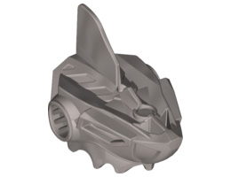 Hero Factory Mask, Robotic Shark (Jawblade): {сребърно метален}