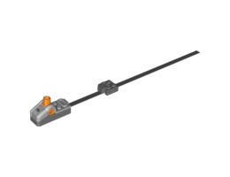 Electric, Pole Reverser / Polarity Switch with Black Lead, Power Functions : {умерено каменно сив}