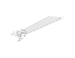 Bionicle Wing Large with Hologram Pattern Effect (Gorast) : {прозрачен}