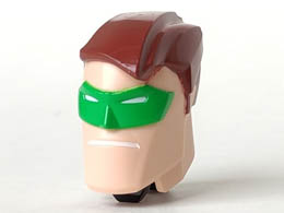 Large Figure Head Modified Super Heroes Green Lantern Pattern : {светло нуга}