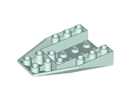 Wedge 6 x 4 Triple Inverted with Connections between 4 Studs: {аквамарин}