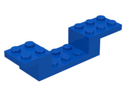 Bracket 8 x 2 x 1 1/3: {ярко син}