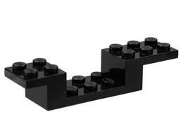 Bracket 8 x 2 x 1 1/3: {черен}