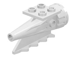Tail 4 x 2 x 2, Aircraft Rocket Engine: {бял}