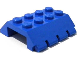 Slope 45 4 x 4 Double with Hinge: {ярко син}