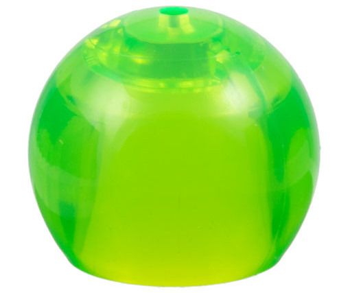 Minifigure, Headgear Helmet Round Fishbowl: {прозрачно ярко зелен}